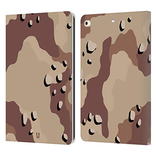 Étui Portefeuille iPad 9.7 Protection Antichoc Style Camouflage Cuir