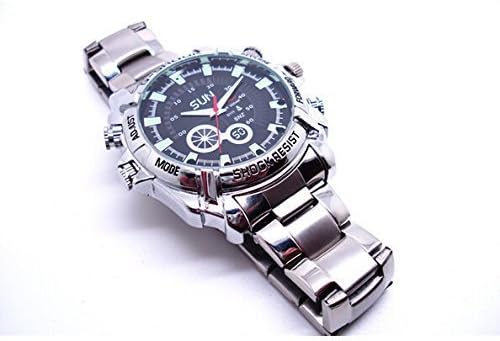 Ugetde® Full Hd 1920x1080p Mini Camera W2000 Infared Night Vision 16gb Waterproof Watch DVR