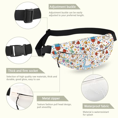 MEIKIUP Fairy Tales Crossbody Bag Fairy Tale Fans Shoulder Bag Magical Garden Lover Gift4