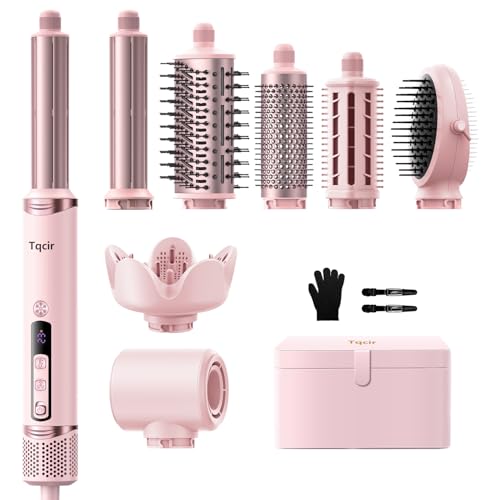 Tqcir 8-in-1 Auto-Wrap Air Styler with Coanda Curlers