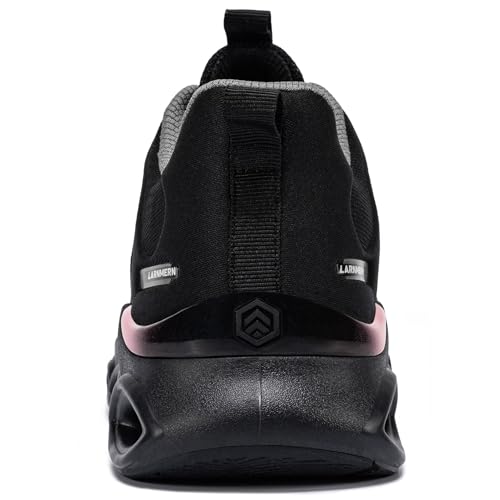 Image of LARNMERN Steel Toe Shoes for Men Women Lightweight Work Safety Shoes Sneakers Comfortable Safety Toe Sneakers Stylish Work Shoe Colorful Zapatos de Seguridad