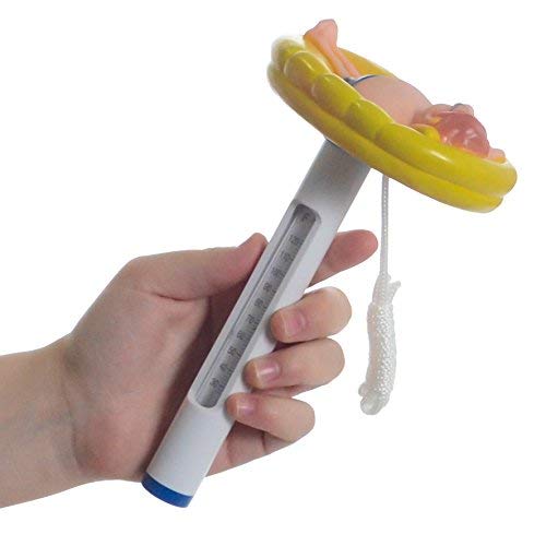 Milliard Floating Pool Thermometer, Floatin' Guy Large Size String Outdoor/Indoor Swimming Pools, Hot Tub, Spa, And Pond #TOP6