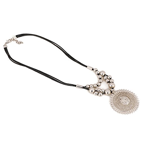 Aradhya Jewellery Andaaz Afghani Designer Turkish Style Vintage Oxidised German Silver Necklace for Women