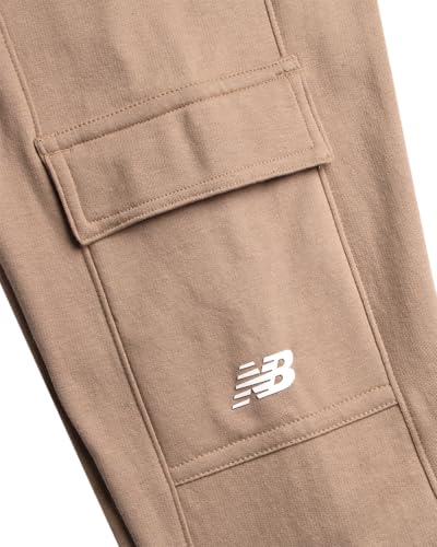 Image of New Balance Girls Sweatpants, Fleece Joggers, Drawstring Waist & Pockets | Cozy Warmth, Ribbed Ankle Cuffs, Stretchy Elastic Comfort for School, Dance, Sports & Everyday Play, Youth Kids