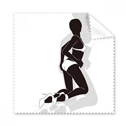Nettoyeur écran et tissu lunettes imprimé silhouette bikini idée cadeau originale x5