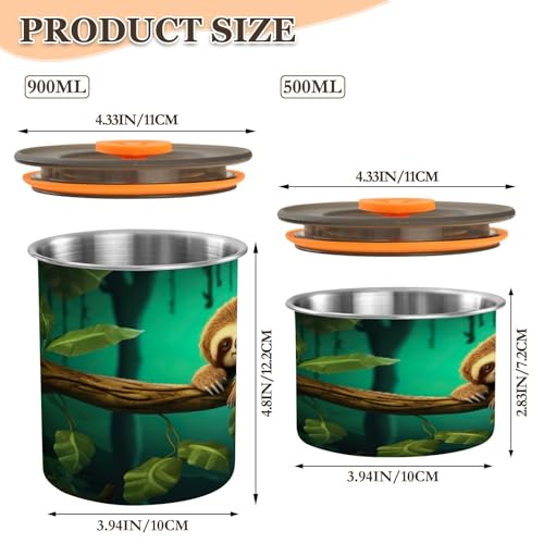 Envase de Café de Acero Inoxidable 500 ml ATTX miniatura 2