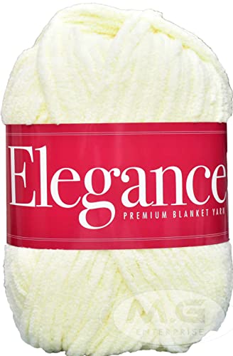 Image of M.G ENTERRPISE Blanket Yarn Cream WL 400 gm Thick Chunky Knitting Wool Yarn. W