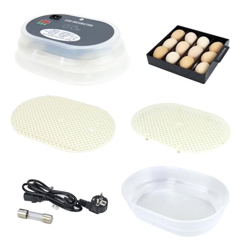 Gralara Incubadora de ovos para chocar pintinhos Incubadora automática de virar ovos Pequena incubad