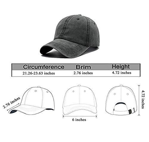 Image of KKMKSHHG Unisex Mama Bear Denim Hat Adjustable Washed Dyed Cotton Dad Baseball Caps
