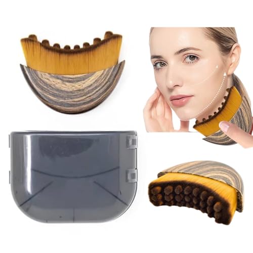1/2 PCS Lymphatic Contour Face Brush for Sculpting – Anti-Puffiness, Detox & Lift, Improves Skin