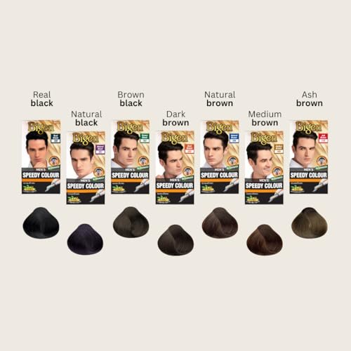 Bigen Mens Speedy Hair Colour 105 Medium Brown by Bigens