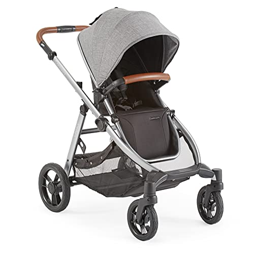 Contours Legacy Convertible Baby Stroller and Toddler Stroller Single-to-Double Design, Reversible Seats, UPF 50 Sun Canopy, Height Adjustable Handle, 5-Point Safety Harness – Graphite Gray