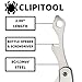 Spyderco ClipiTool Multi-Functional Stainless Steel Utility Pocket Knife with 2