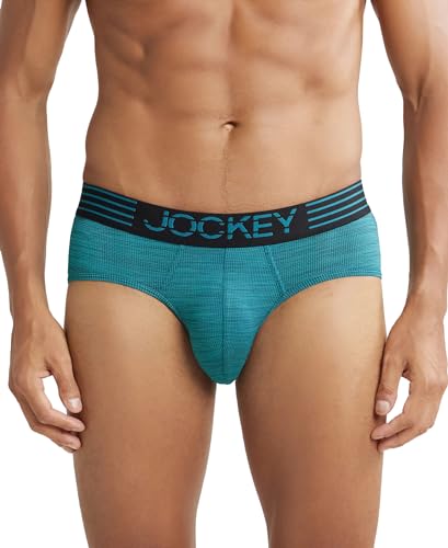 Image of Jockey MM04 Men's Microfiber Mesh Elastane Stretch Active Wear Sports Brief with Stay Dry Technology