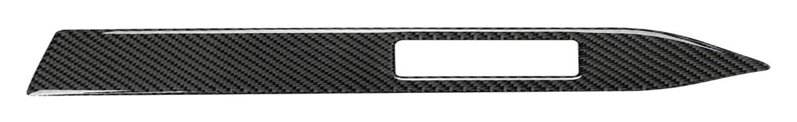 Decoration Interior Trim for Mustang 2015-2021 Dashboard Decoration Strip Interior Sticker Trim(Black,RHD)