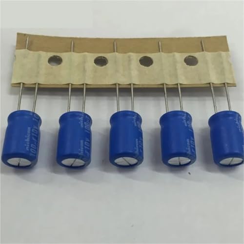 Condensateur électrolytique radial 100uF 10V pour un filtrage de tension stable et durable