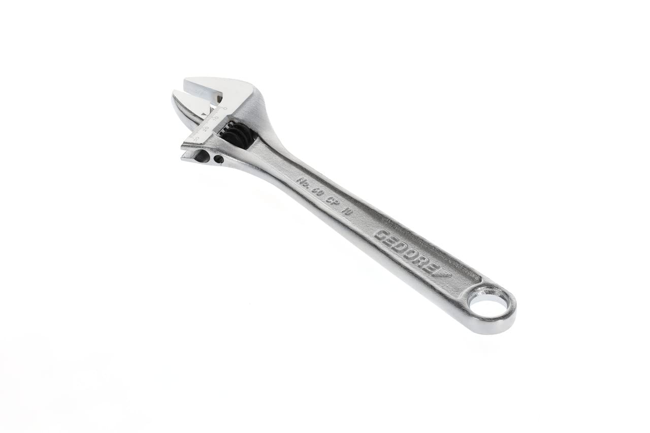 GEDORE 60 CP 10 Adjustable Spanner, Open end 10"