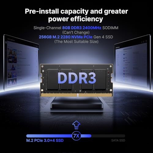 Image of NUC 8 Pro Chassis Element mini pc, NUC 8 Compute Element Core i5-8365U, with 8GB RAM & 512GB PCIe 4.0 NVMe SSD, Support Dual GbE /2xHDMI Dual Displays /WiFi 5 /BT 5.1 /Windows 11 Pro