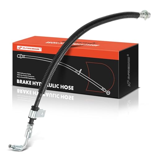 A-Premium Rear Side Brake Hydraulic Hose Compatible with Select International Harvester and Blue Bird Models - 4700, 4700LP, 3800, 4700LPX, 4900, All American FE, All American RE