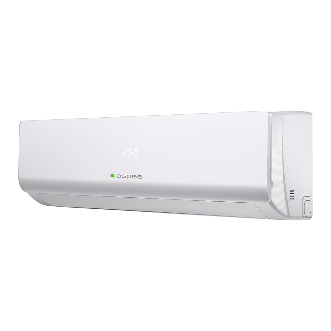 Aspes Aire Acondicionado Split, 18000 BTU AAAS1800W. Bomba de Calor, Temporizador, Clasificación Energética A++
