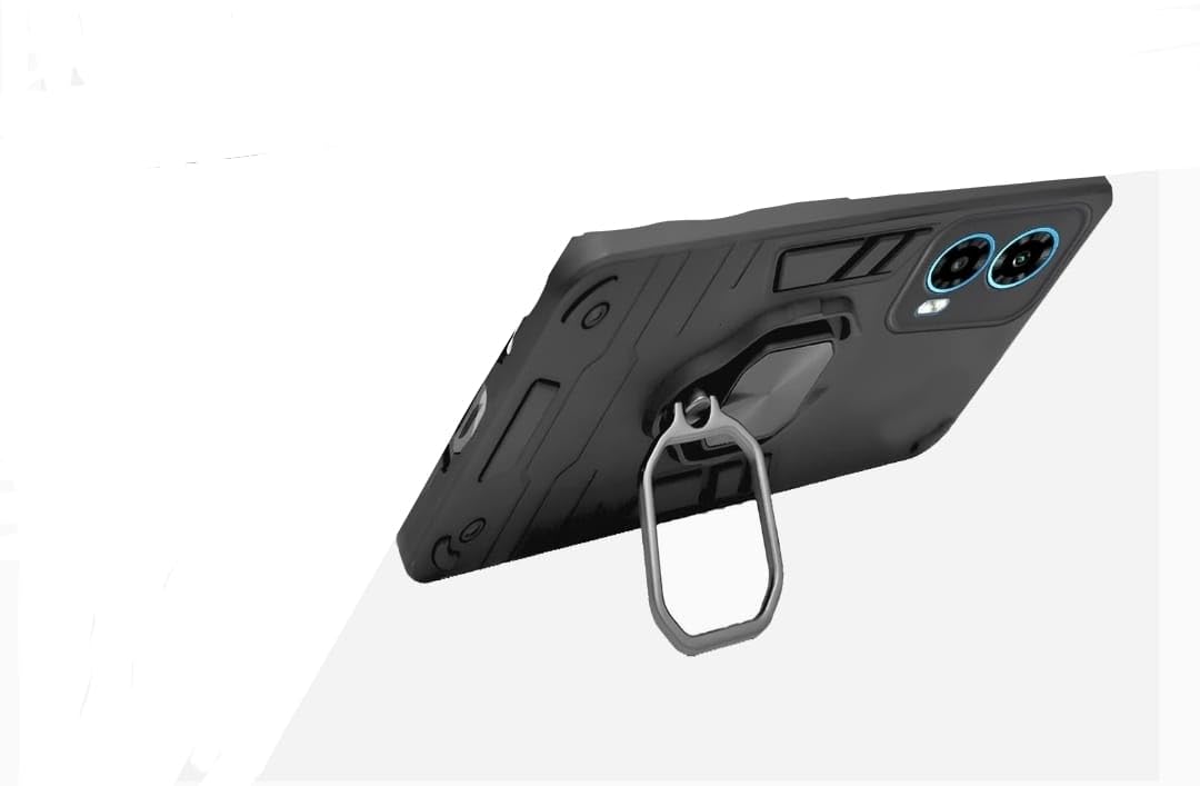 Moto G96 Tough Armor Bumper Back Case Back Cover with Ring Stand Drop Protection Case Thinfit Polycarbonate Rubber 360 Protection case for Motorola Moto G 96 5G