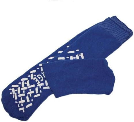 Single-Side Tread Socks-Blue-XX-Large (Adult Sizes: 11-13)