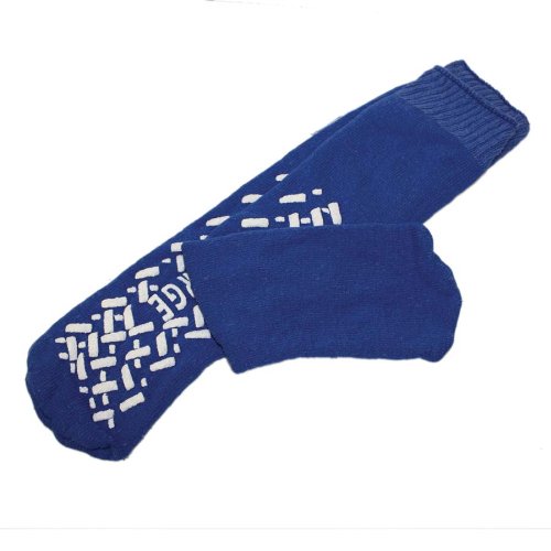 Single-Side Tread Socks-Blue-XX-Large (Adult Sizes: 11-13)
