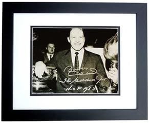 Amazon ボビー・ハルの写真の11 x 14ブラックカスタムフレームダブル碑文の直筆サイン入り写真直筆サイン入りnhl