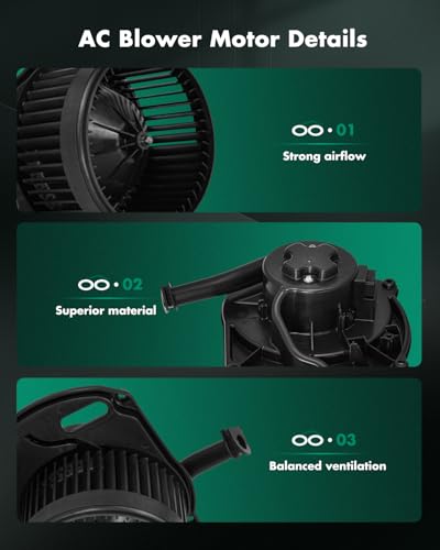 Image of SCITOO HVAC Heater Blower Motor Fit For Hummer,For Pontiac,For Saturn Models - For H3 2006-2010,For H3T 2009-2010,For Sky 2007-2010,For Solstice 2006-2009 Replacement For # 700245