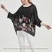 Women's Bohemian Style Summer Beach Lagenlook Top Kimono Loose Waterfall Chiffon Kaftan Poncho Shirt
