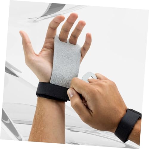 Happyyami 3 Pares Protetor De Palma De Couro Sino Mudo Haltere Protetor De Alças De Elevação Barra P