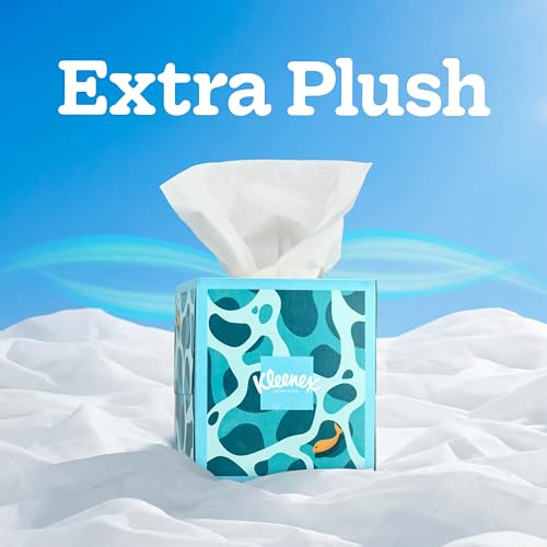 Kleenex Cooling + Aloe Facial Tissues, 4 Cube Boxes, 50 Tissues per Box - image 6