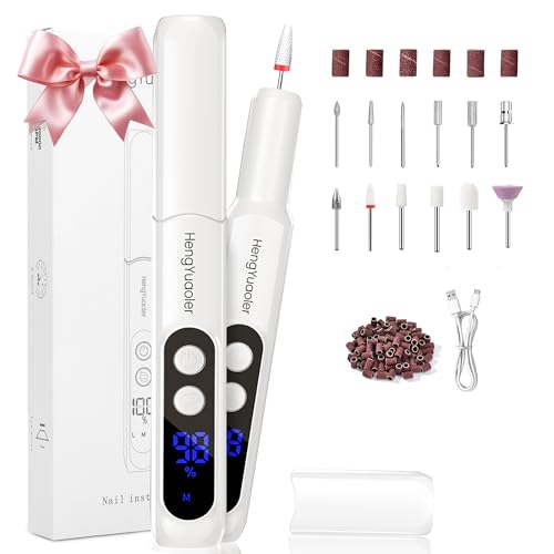 Perceuse à ongles portable blanche pour manucure et pédicure nomade