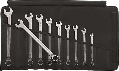 STAHLWILLE OPEN BOX 14/10 | Ring-Maulschlüssel Set 10-tlg. (8-19 mm) | lange Ausführung, extrem belastbar und schraubenschonend |  Made in Germany