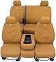 Covercraft SSC8396CABN Carhartt SeatSaver Second Row Custom Fit Seat Cover for Select Ram Models - Duck Weave (Brown)