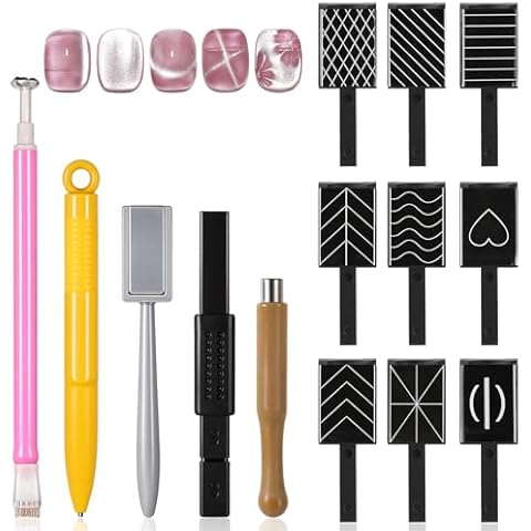 Andibro 14-Piece Magnetic Nail Art Set Cover
