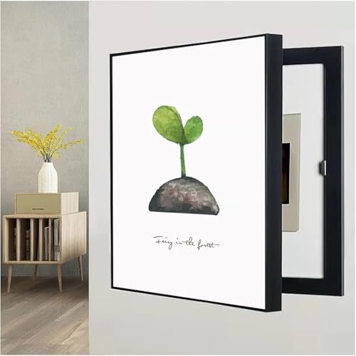 CMHYBS Electrico Decorativos Caja Medidor Versión Vertical Sin Perforación Pintura Decorativa Caja Contadores Tapar Cuadro de Luz Decora Sala de Estar(Size:40x60cm/15x23inch,Color:e)