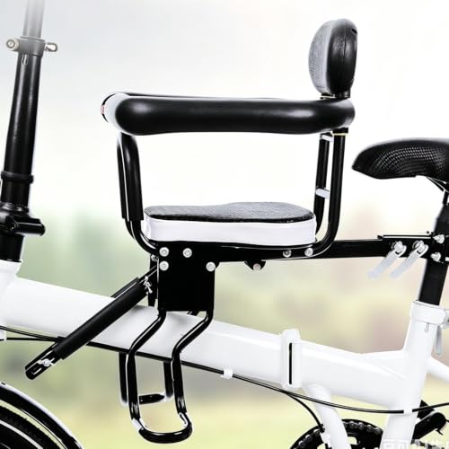 Sillín infantil de bicicleta con brazo protector para evitar caídas 3