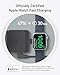 Anker MagGo 3 in 1 iPhone 17 Charging Station, MagSafe-Compatible Wireless Charger Stand, Qi2 Certified 15W Foldable Charger for iPhone 17/16/15/14/13/12, AirPods, Apple Watch Ultra(Adapter Included)