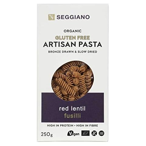 Seggiano Organic Red Lentil Fusilli Pasta Cover