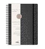 Southworth Planner (January 2022-December 2022), 7' x 9.25', Metallic Black Leopard, Premium 28#/105...
