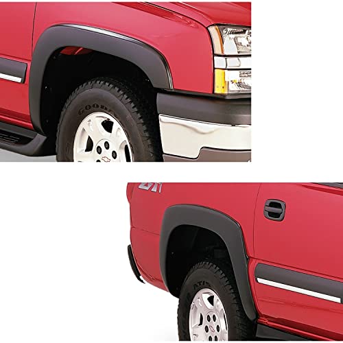 Bushwacker OE Style Factory Front & Rear Fender Flares | 4-Piece Set, Black, Smooth Finish | 40936-02 | Fits 2007-2014 Chevrolet Tahoe (Excludes LTZ)