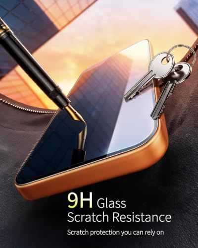 Image of vizer Military-Grade Tempered Glass Screen Protector for iPhone 17 Pro (6.3 Inch) | 9H Hardness Gorilla Protection, HD Crystal Clear, Anti-Fingerprint, Bubble-Free Easy Installation