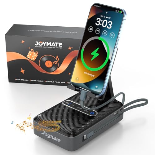 Soporte de teléfono con altavoz y carga 50% OFF