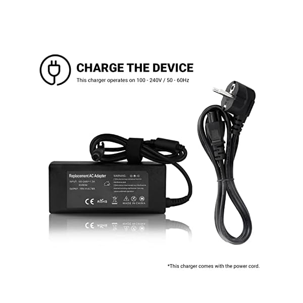 Leyf Laptop Netzteil 19V 4.74A 90W, Ladegerät für Dell und HP, AC 100-240V 50/60Hz, Steckernetzteil, Netzadapter (7.4… – Bild 7