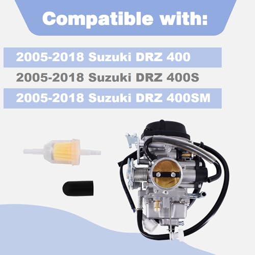 Carburetor Fits for Suzuki DRZ400 DRZ 400 DRZ400SM DRZ400S 2005-2018 Replace 13200-29FB4 Carb With Filter