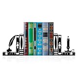 PRIMESTL Vintage Gothic Writer Bookends