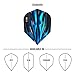 Harrows Fire Extra Strong Dart Flights - 5 Set Pack - 15 Dart Flights in Total (Aqua, Standard)