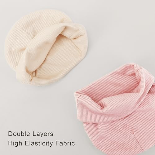 DRESHOW BQUBO 6 Pack Baby Newborn Hats Set for Unisex Infant Newborn Toddler Soft Beanie Hat for Boys Girls 0-24 Months 6