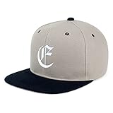 Old English Letter E Hip-Hop Snapback Hat Embroidered Baseball Cap English Alphabet
